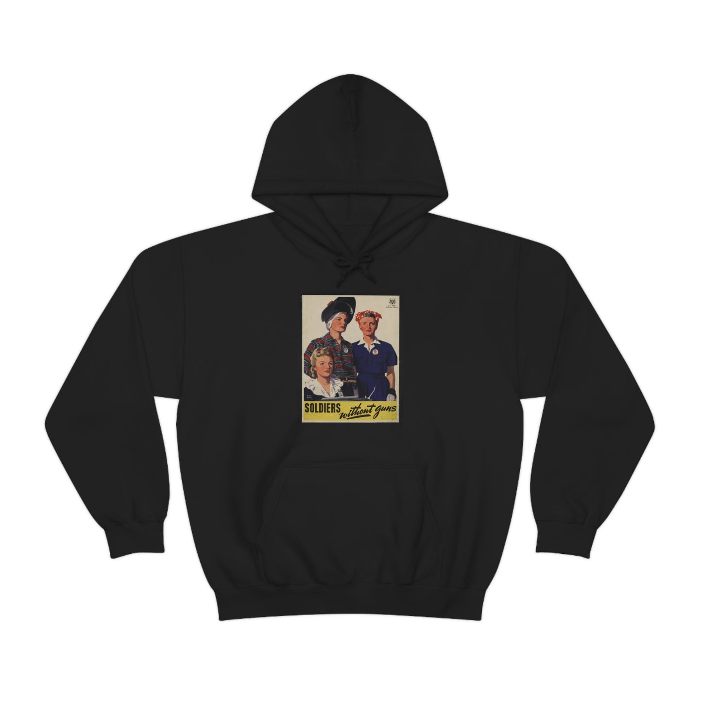 Vintage 'Soldiers Without Guns' Hooded Sweatshirt