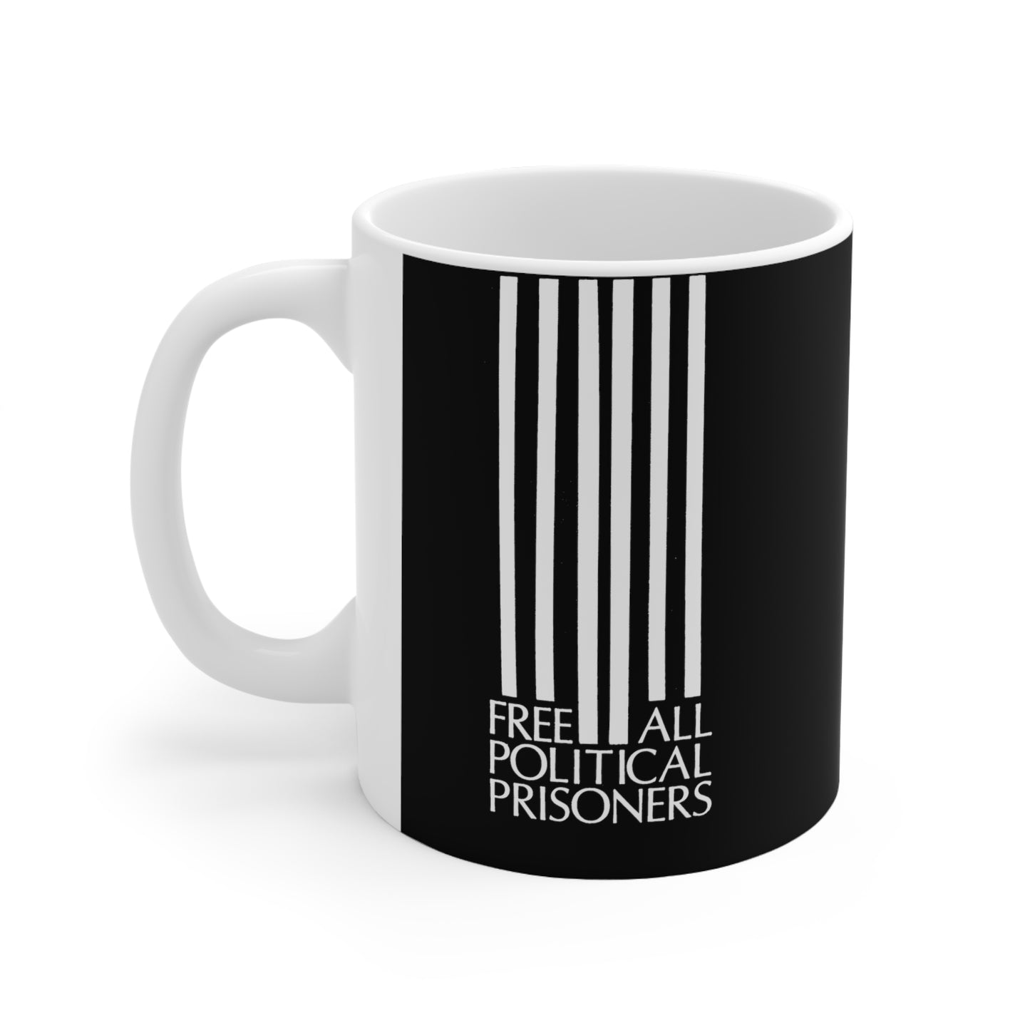 'Free All Political Prisoners' Ceramic Mug 11oz