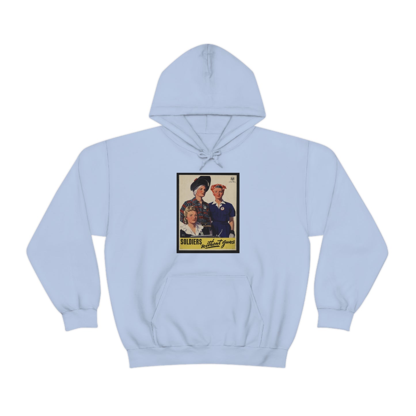 Vintage 'Soldiers Without Guns' Hooded Sweatshirt