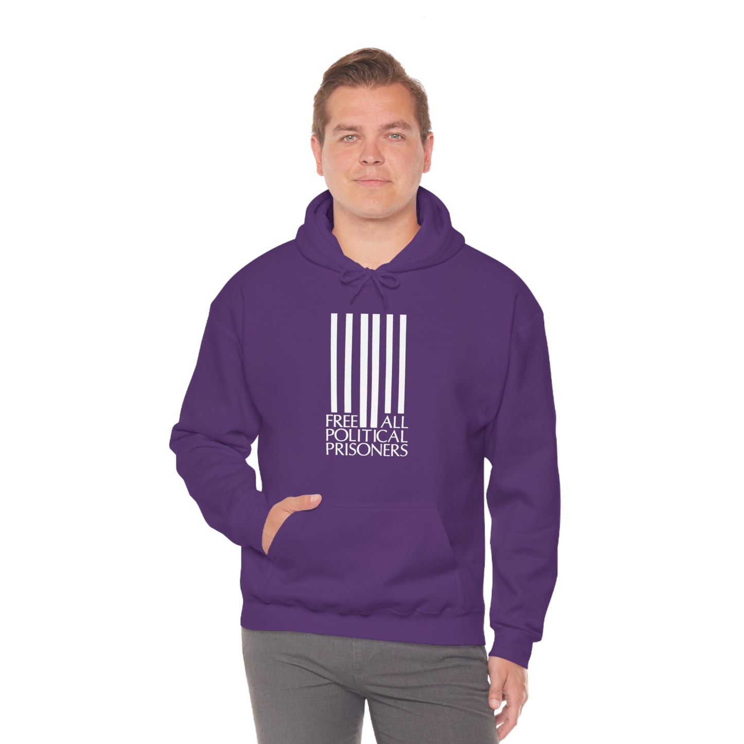 'Free All Political Prisoners' Hooded Sweatshirt