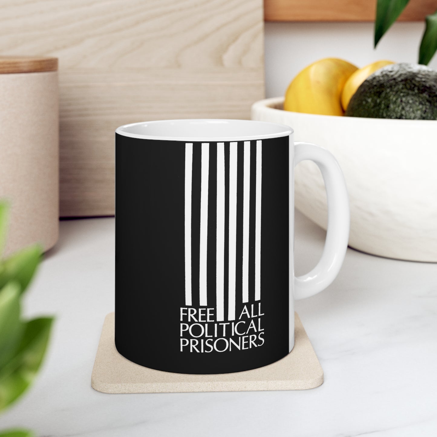 'Free All Political Prisoners' Ceramic Mug 11oz