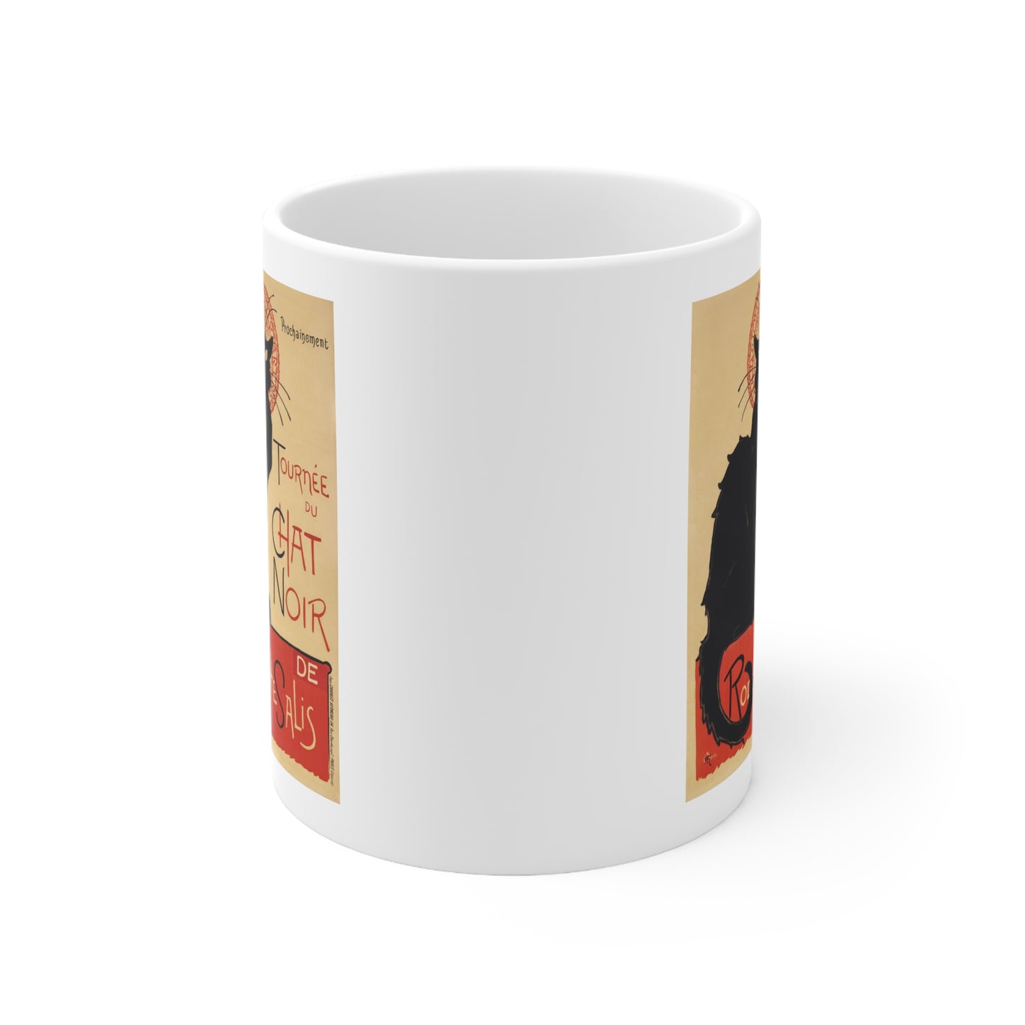 'Le Chat Noir' Ceramic Mug 11oz