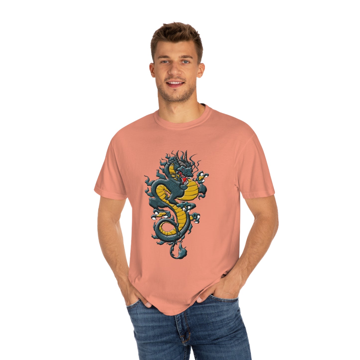 Chinese Dragon Print Shirt