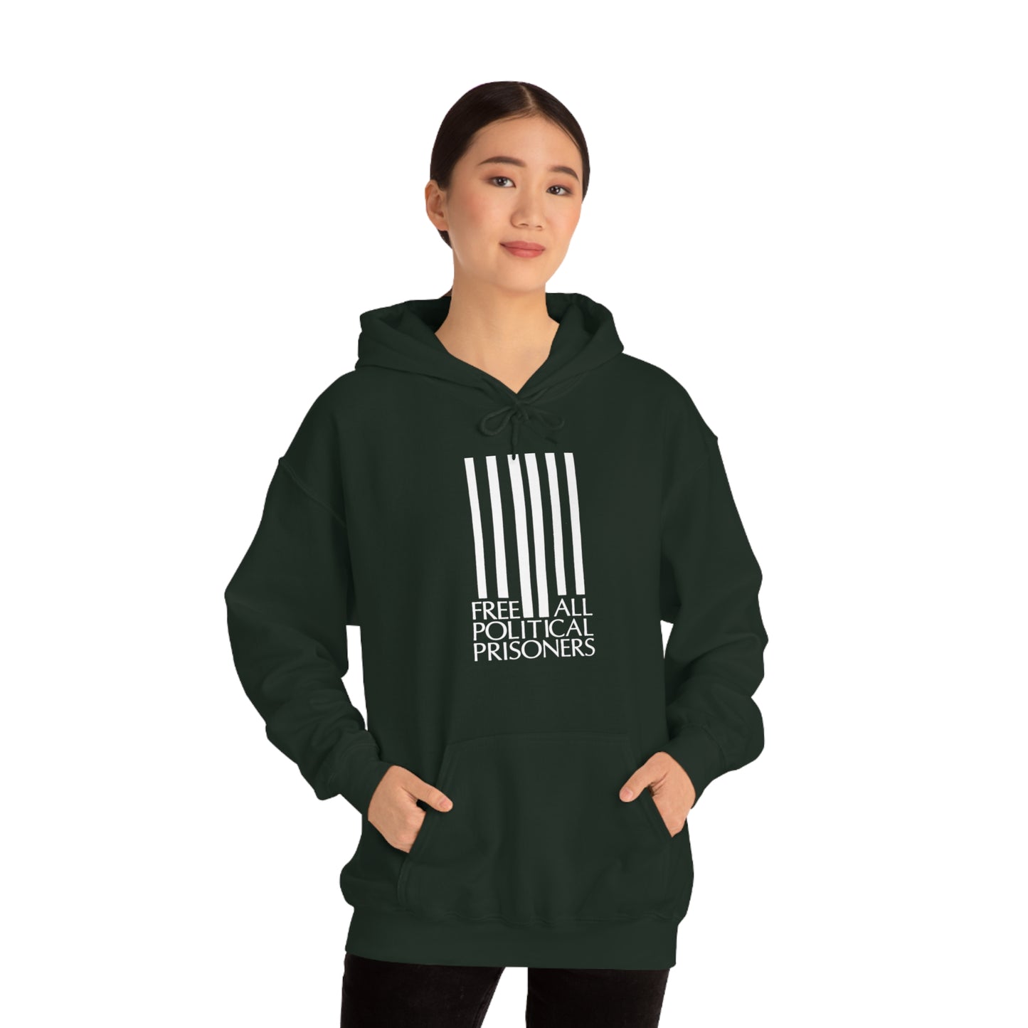 'Free All Political Prisoners' Hooded Sweatshirt