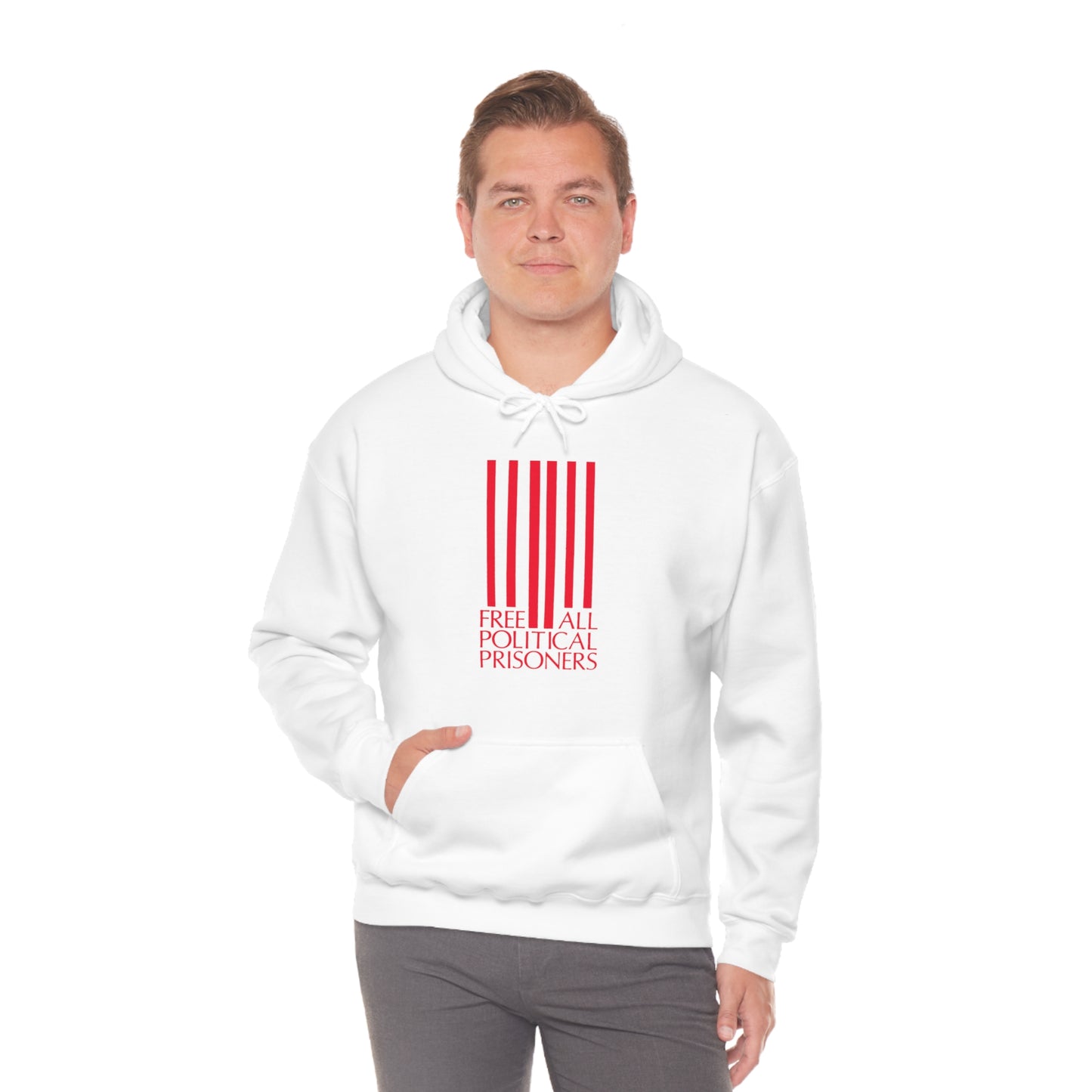 'Free All Political Prisoners' Hooded Sweatshirt