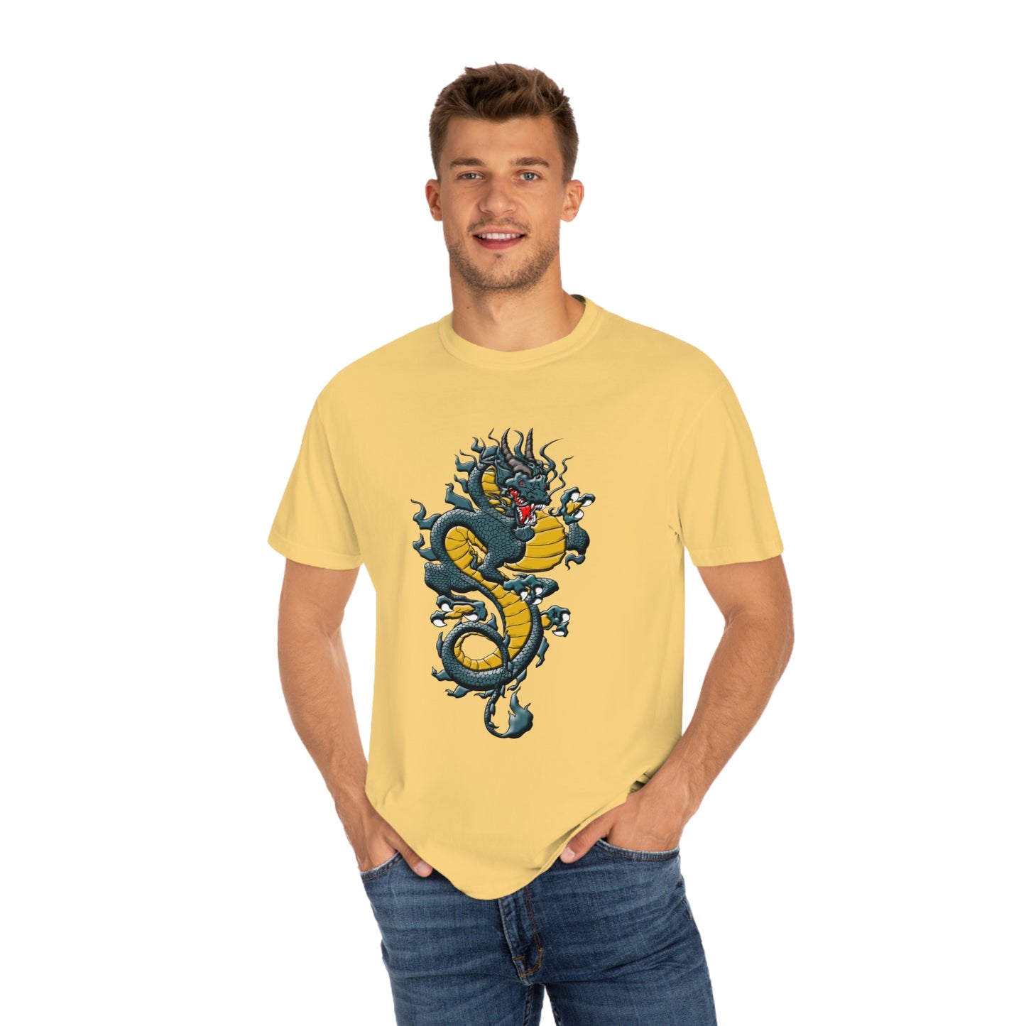 Chinese Dragon Print Shirt