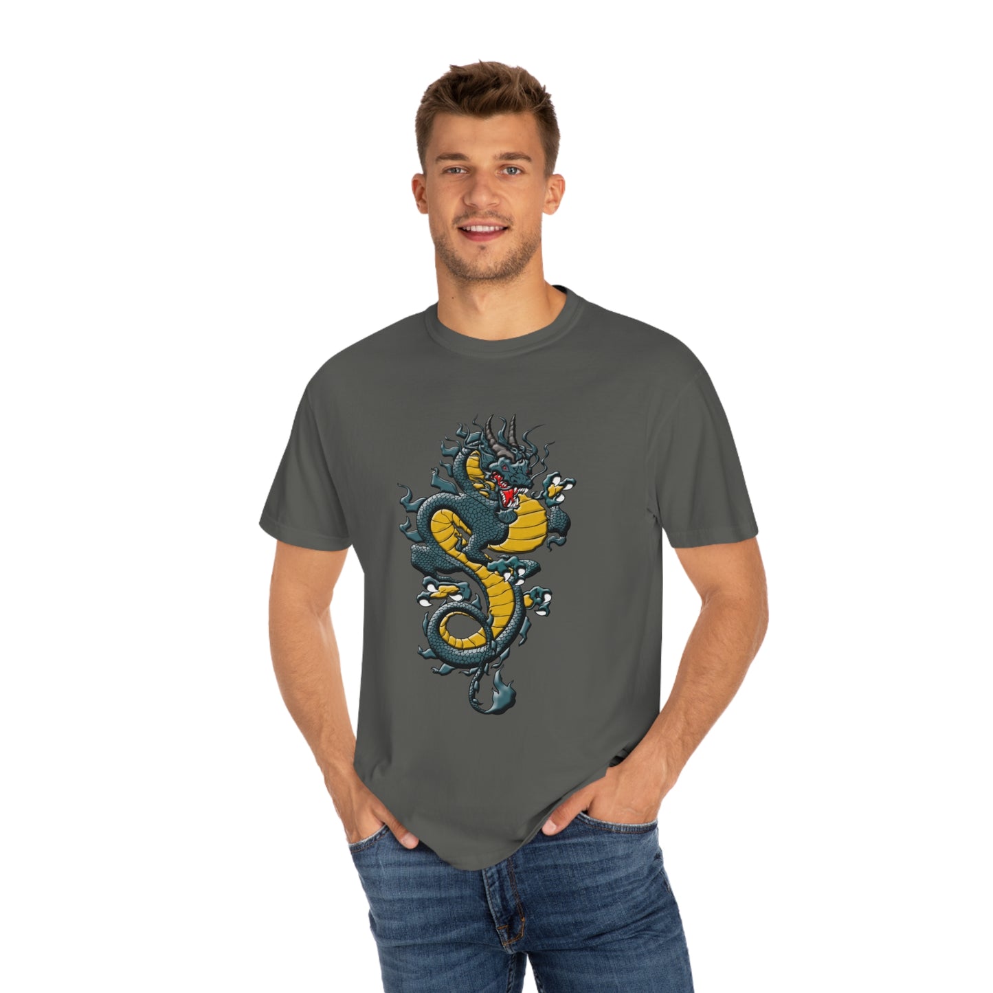 Chinese Dragon Print Shirt