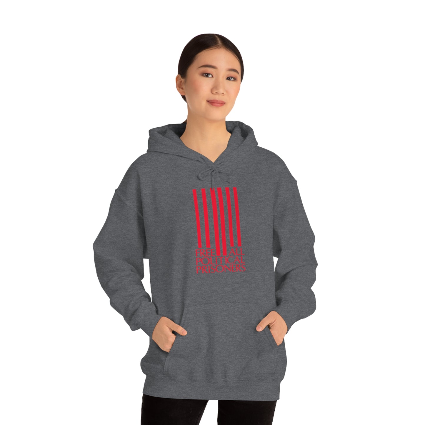 'Free All Political Prisoners' Hooded Sweatshirt