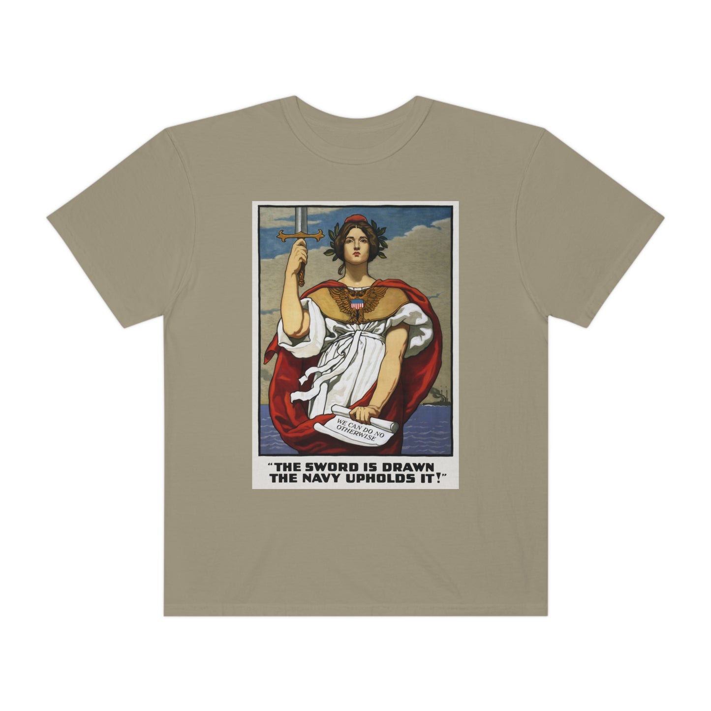 Vintage 'The Sword Is Drawn' Propaganda Print Shirt