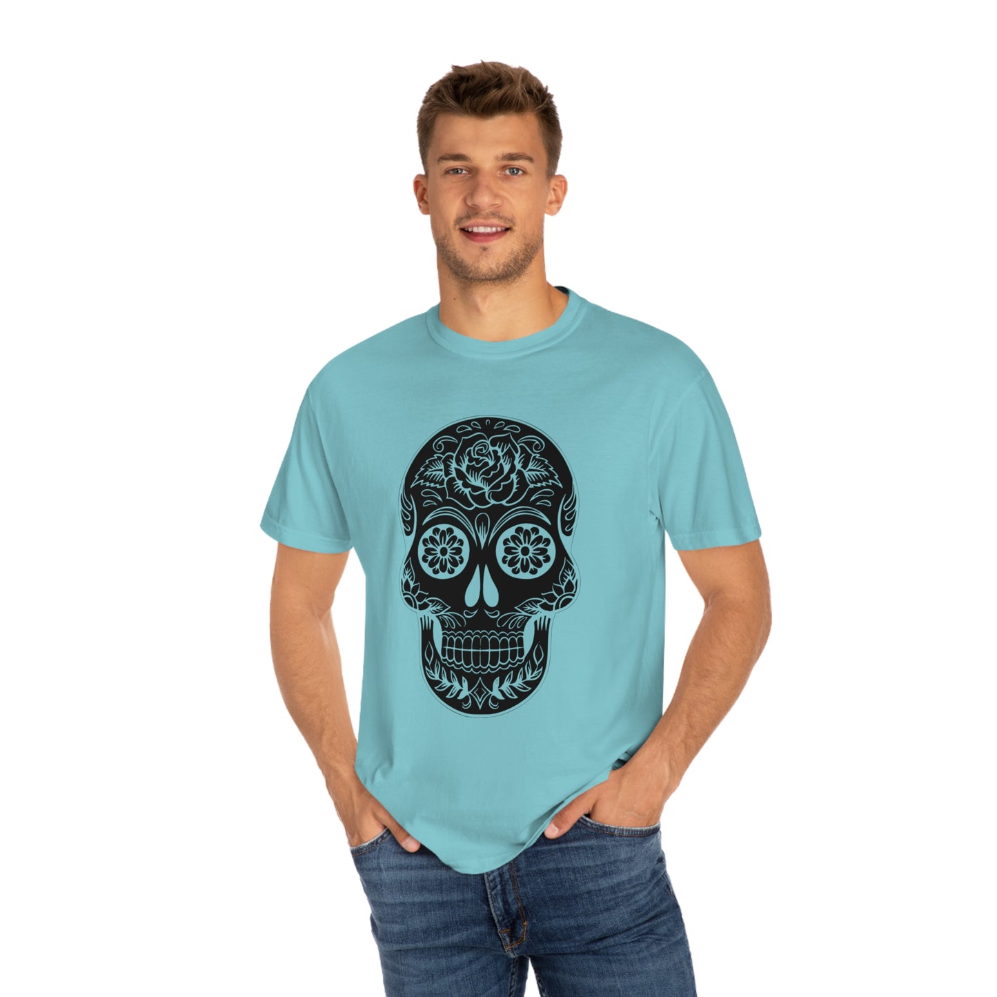 Day of the Dead Skull Print Shirt