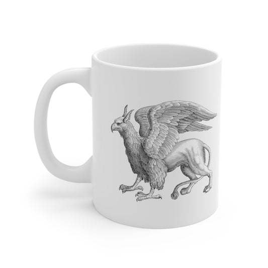 Griffon Print Ceramic Mug 11oz