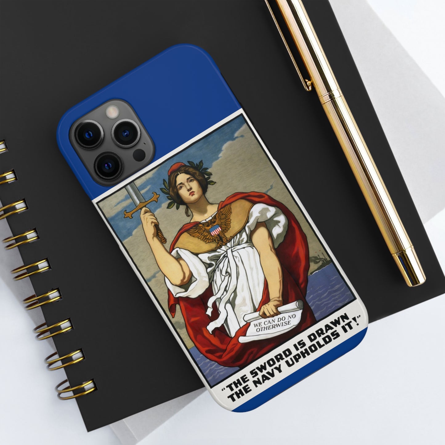 Vintage 'Sword Is Drawn' WWI Propaganda Tough Phone Cases