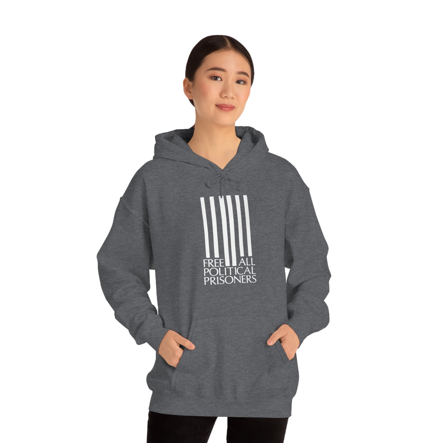 'Free All Political Prisoners' Hooded Sweatshirt