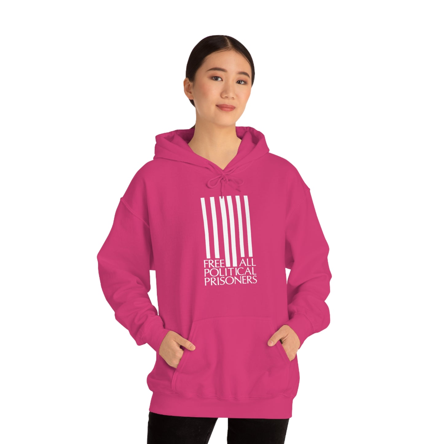 'Free All Political Prisoners' Hooded Sweatshirt