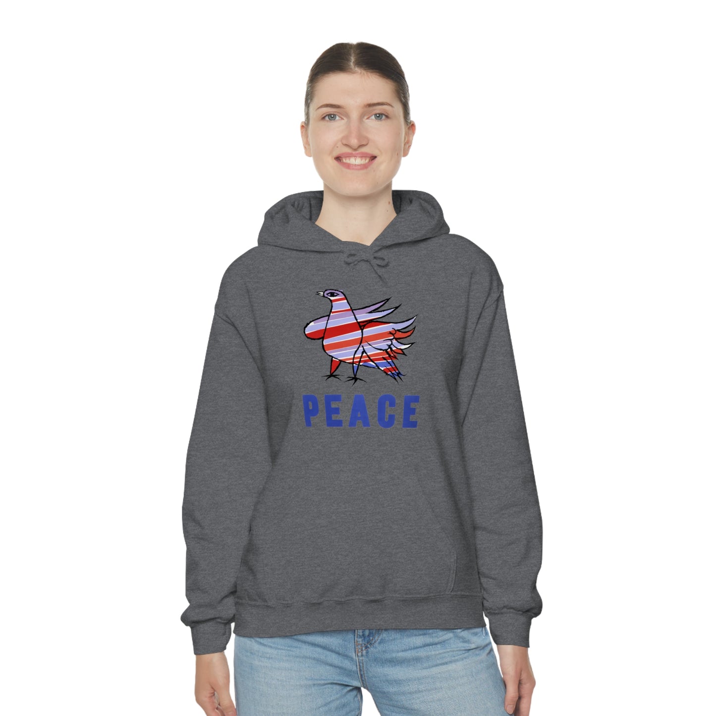 Peace Dove Hooded Sweatshirt