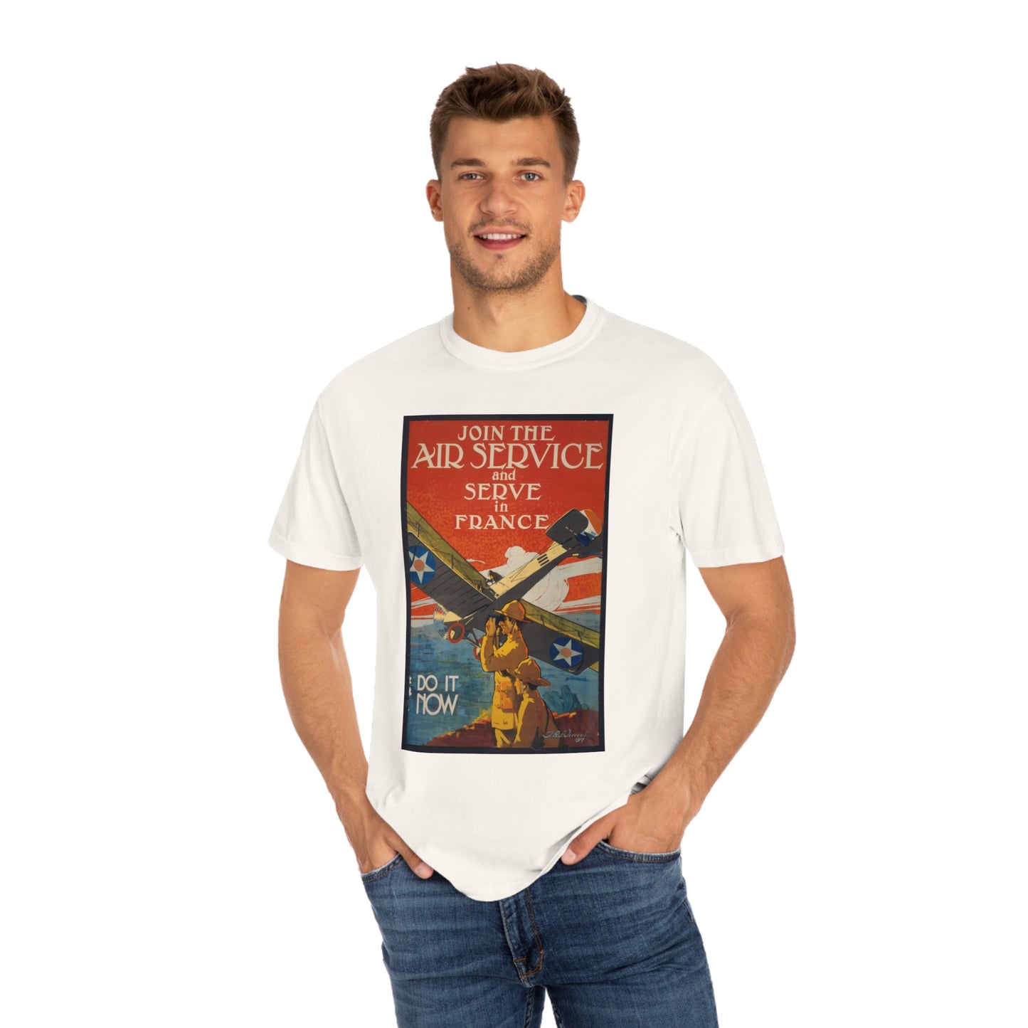 'Serve in France' Propaganda Print Shirt