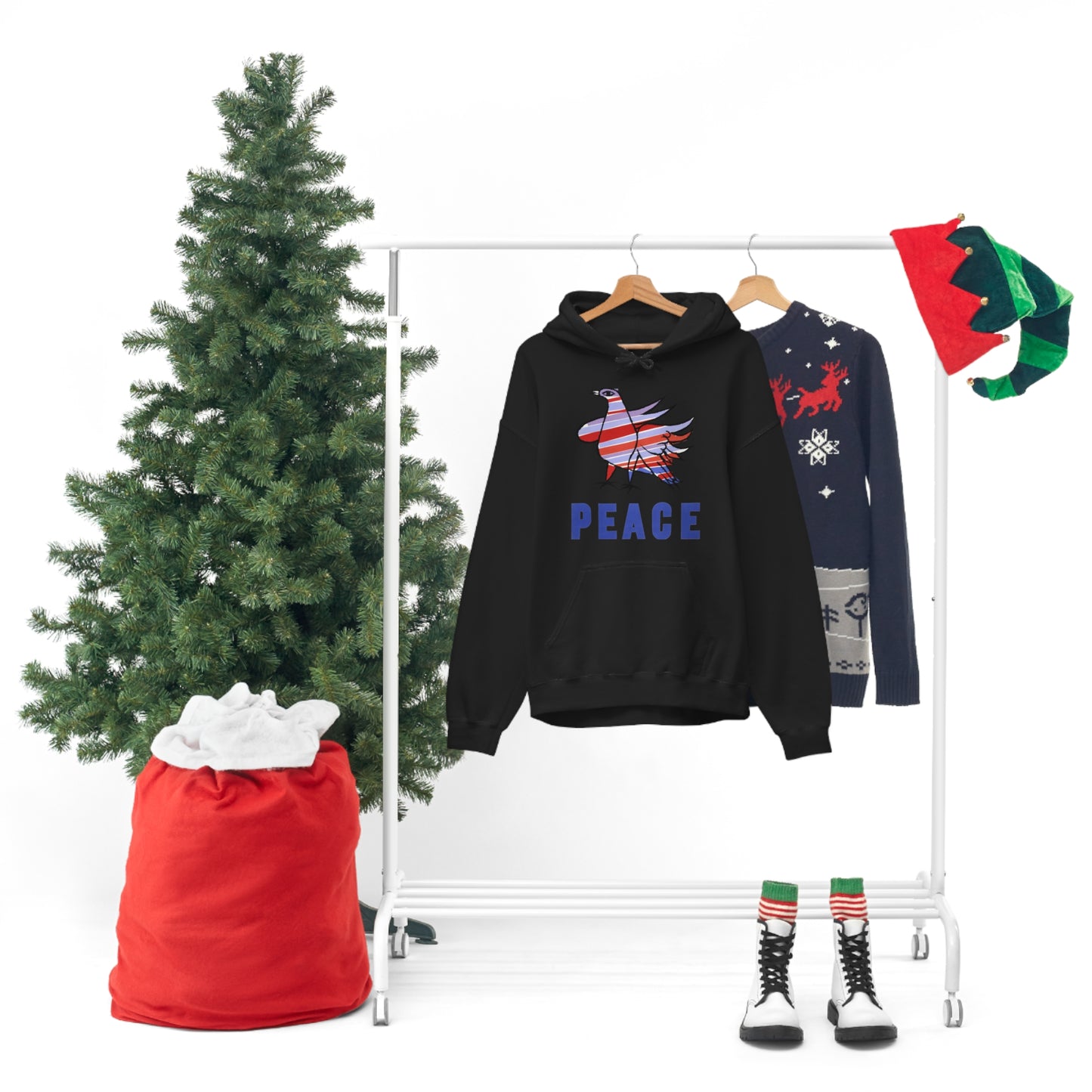 Peace Dove Hooded Sweatshirt