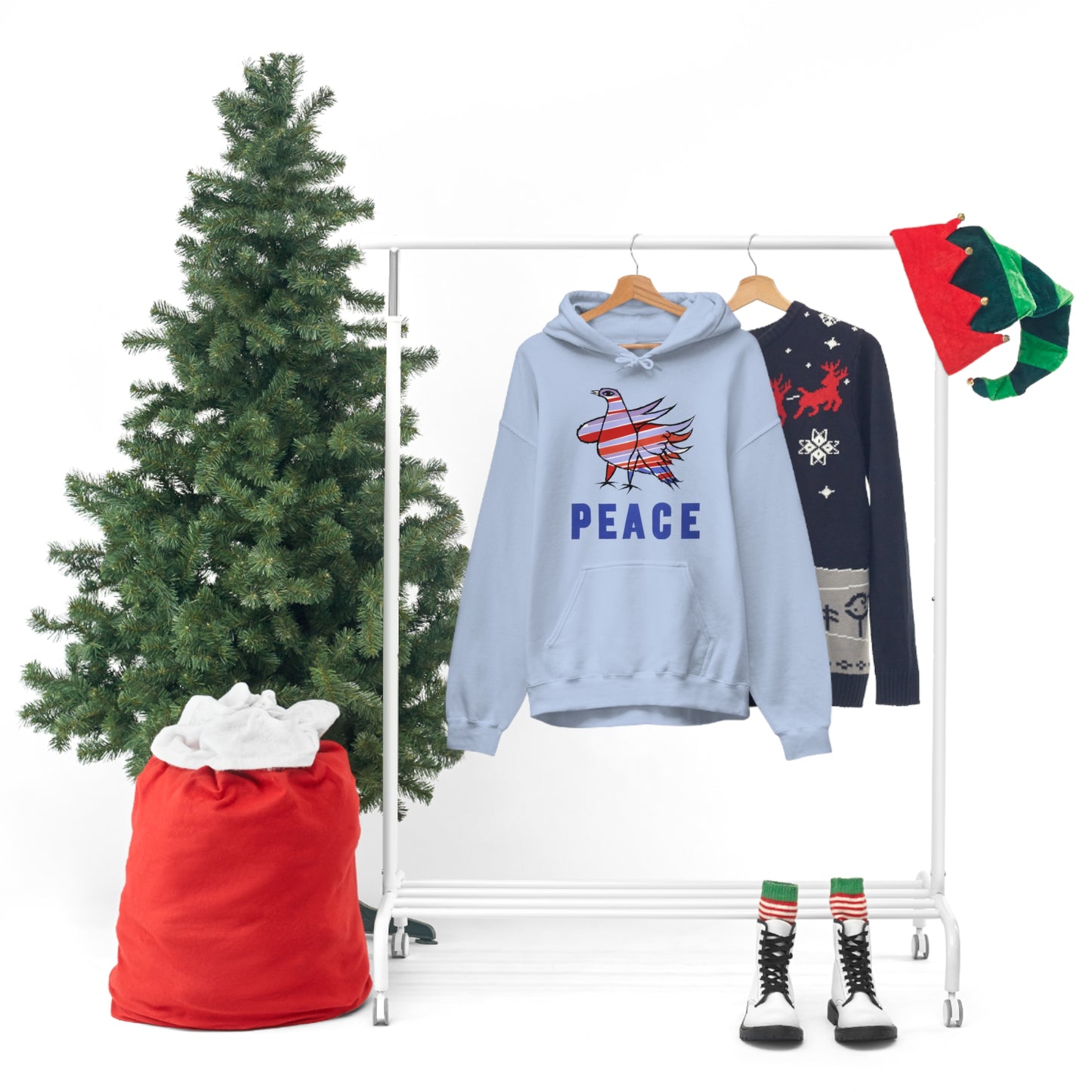 Peace Dove Hooded Sweatshirt