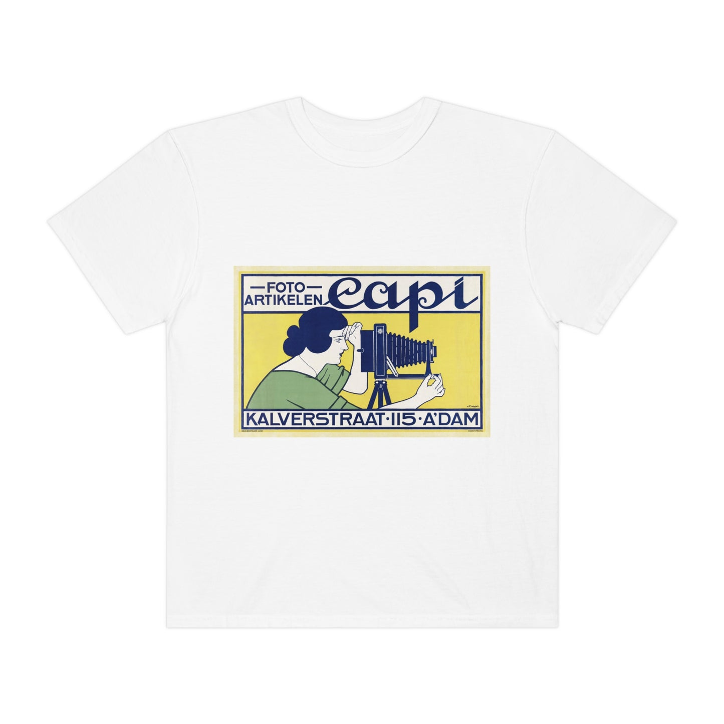 Retro art deco photographer T-shirt