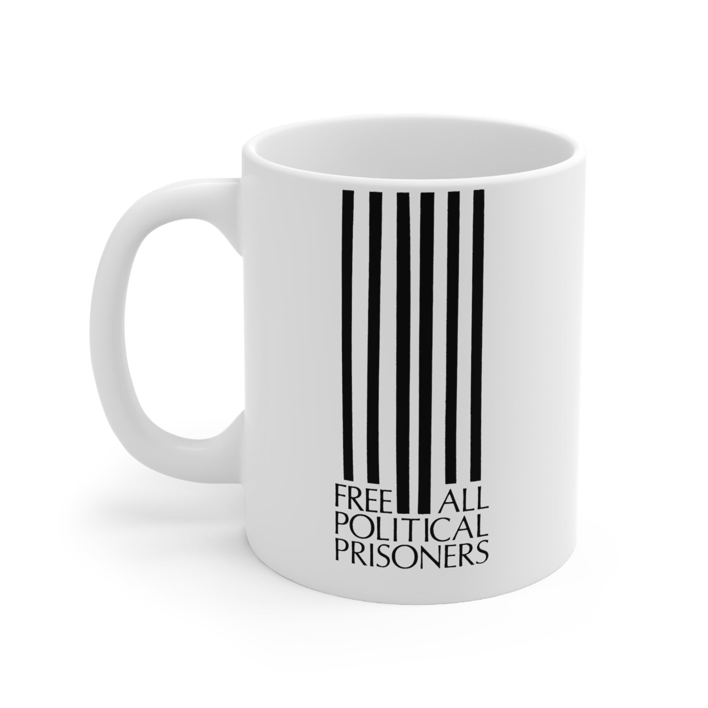 'Free All Political Prisoners' Ceramic Mug 11oz