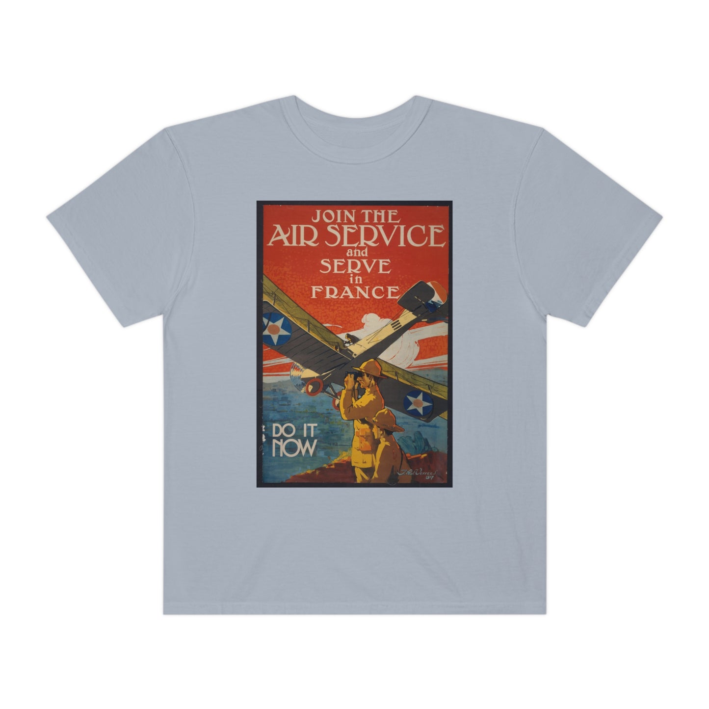 'Serve in France' Propaganda Print Shirt