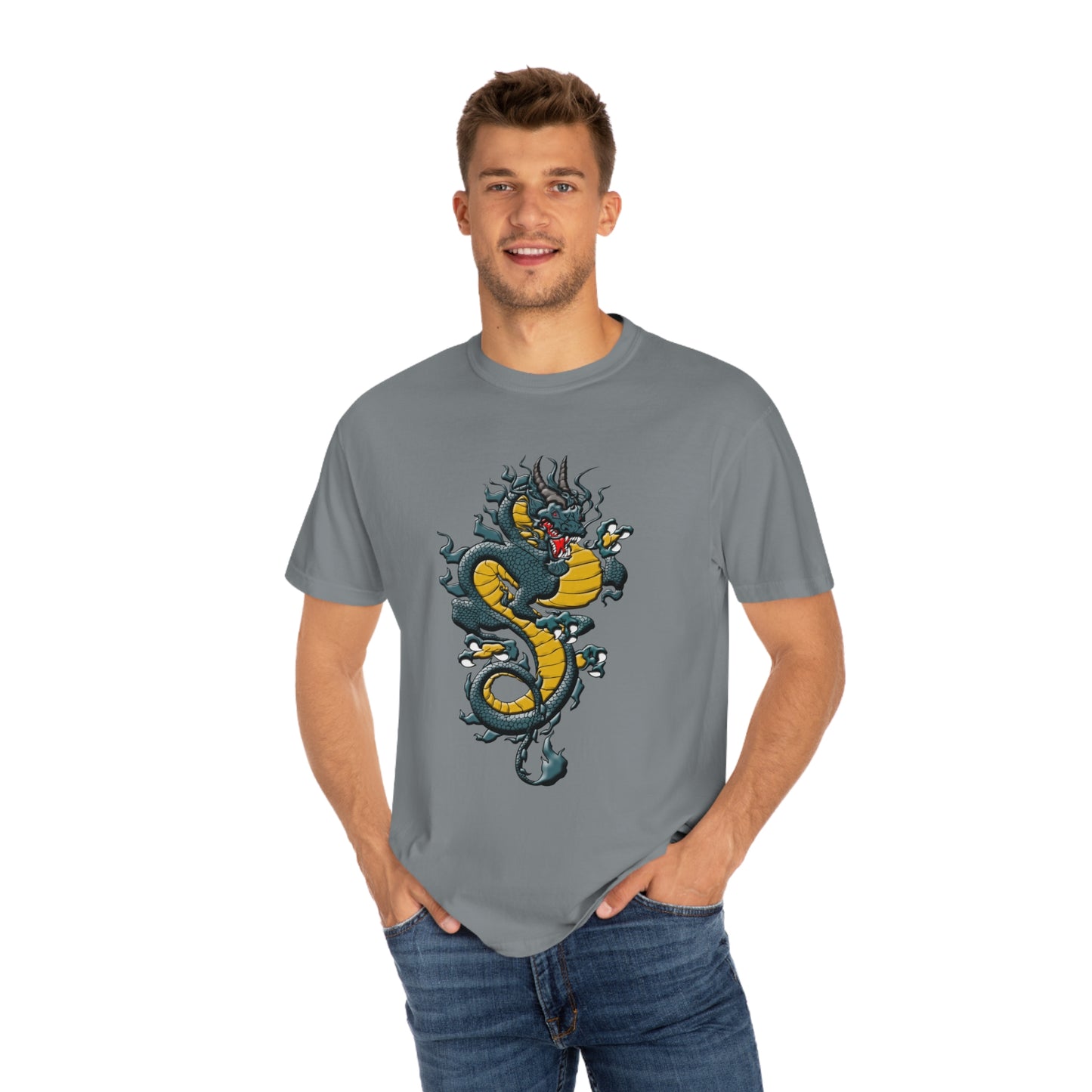 Chinese Dragon Print Shirt