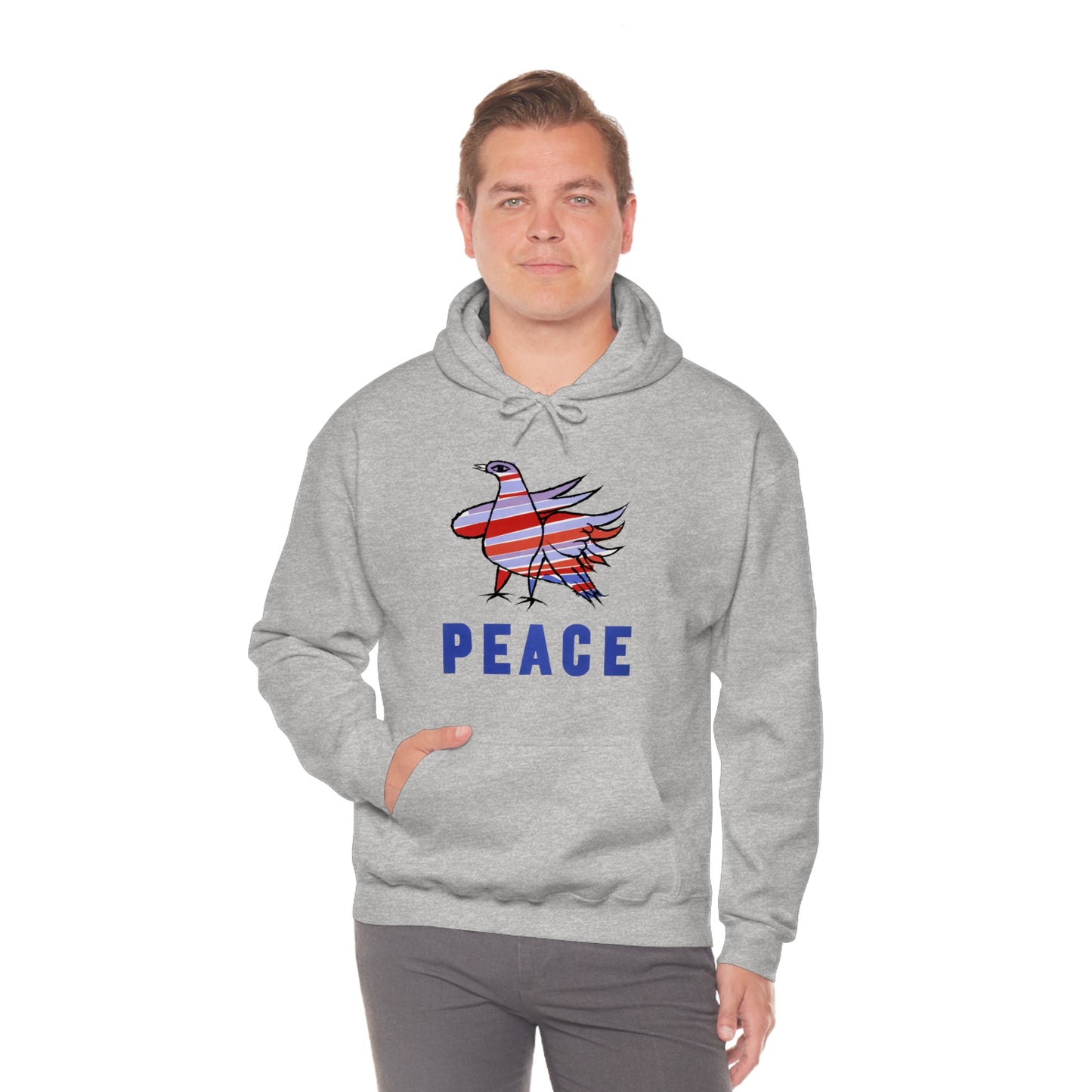 Peace Dove Hooded Sweatshirt