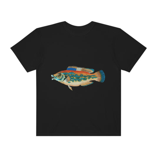 Retro Fish Print Shirt