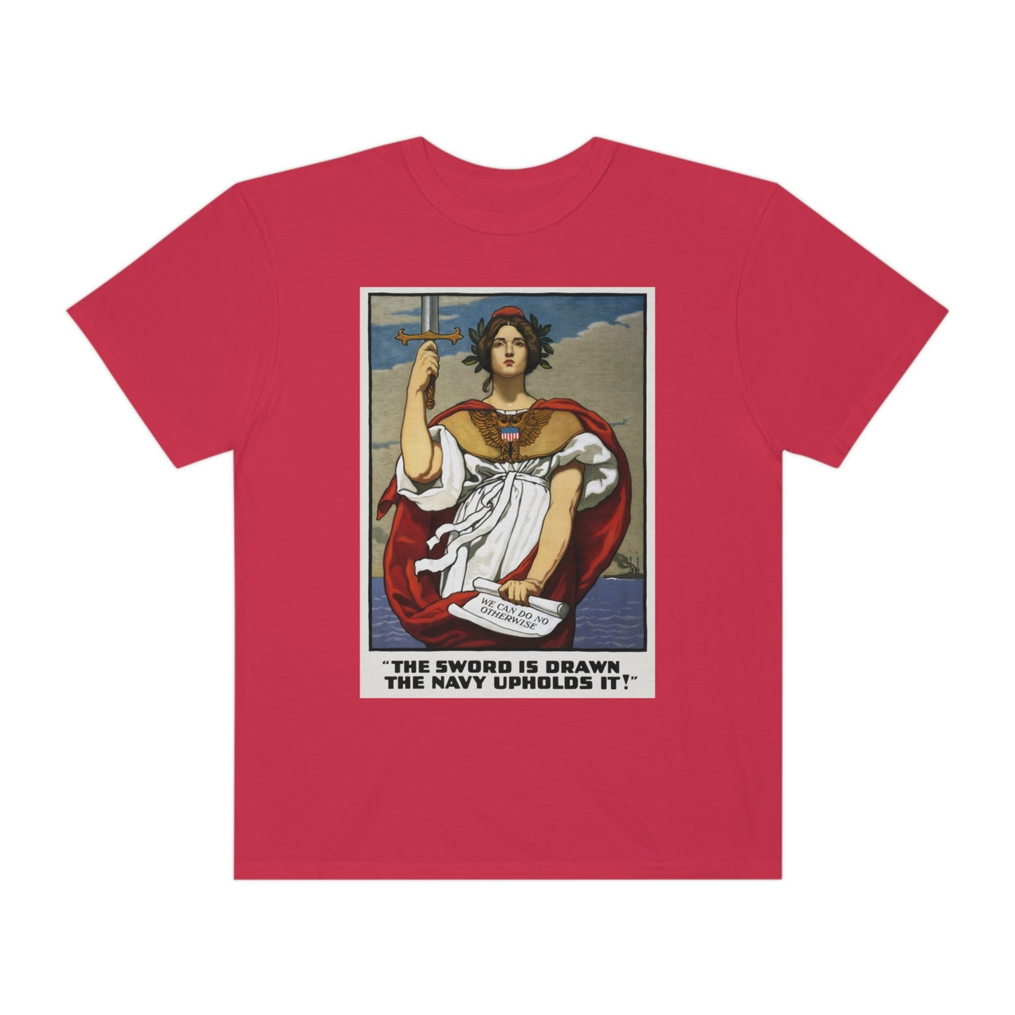 Vintage 'The Sword Is Drawn' Propaganda Print Shirt