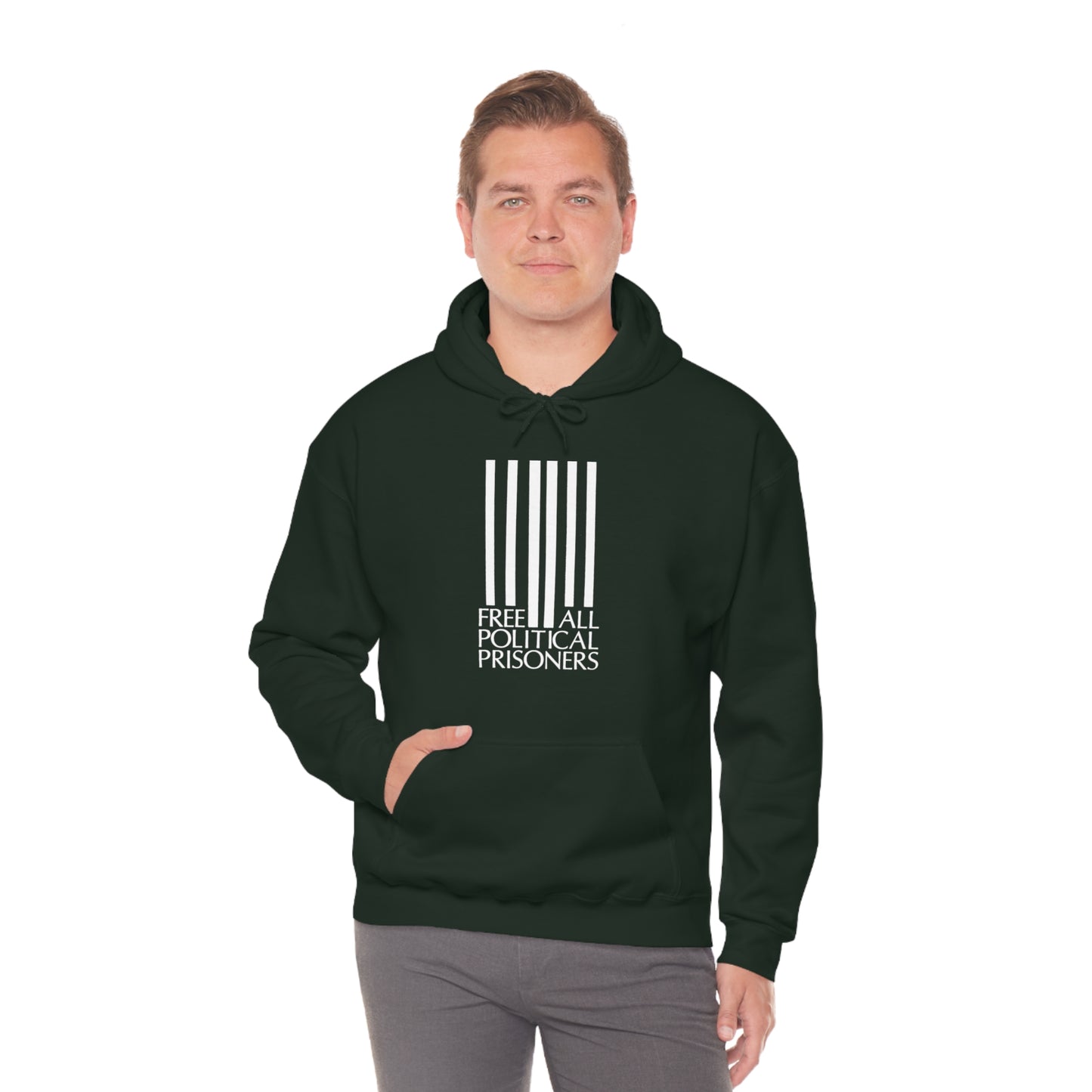 'Free All Political Prisoners' Hooded Sweatshirt