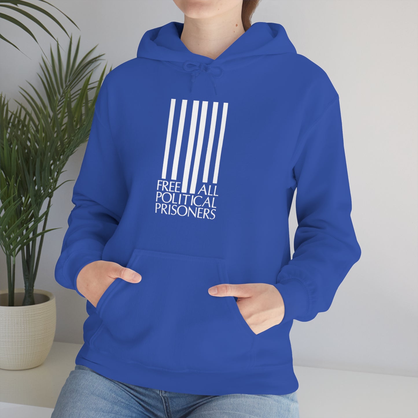 'Free All Political Prisoners' Hooded Sweatshirt