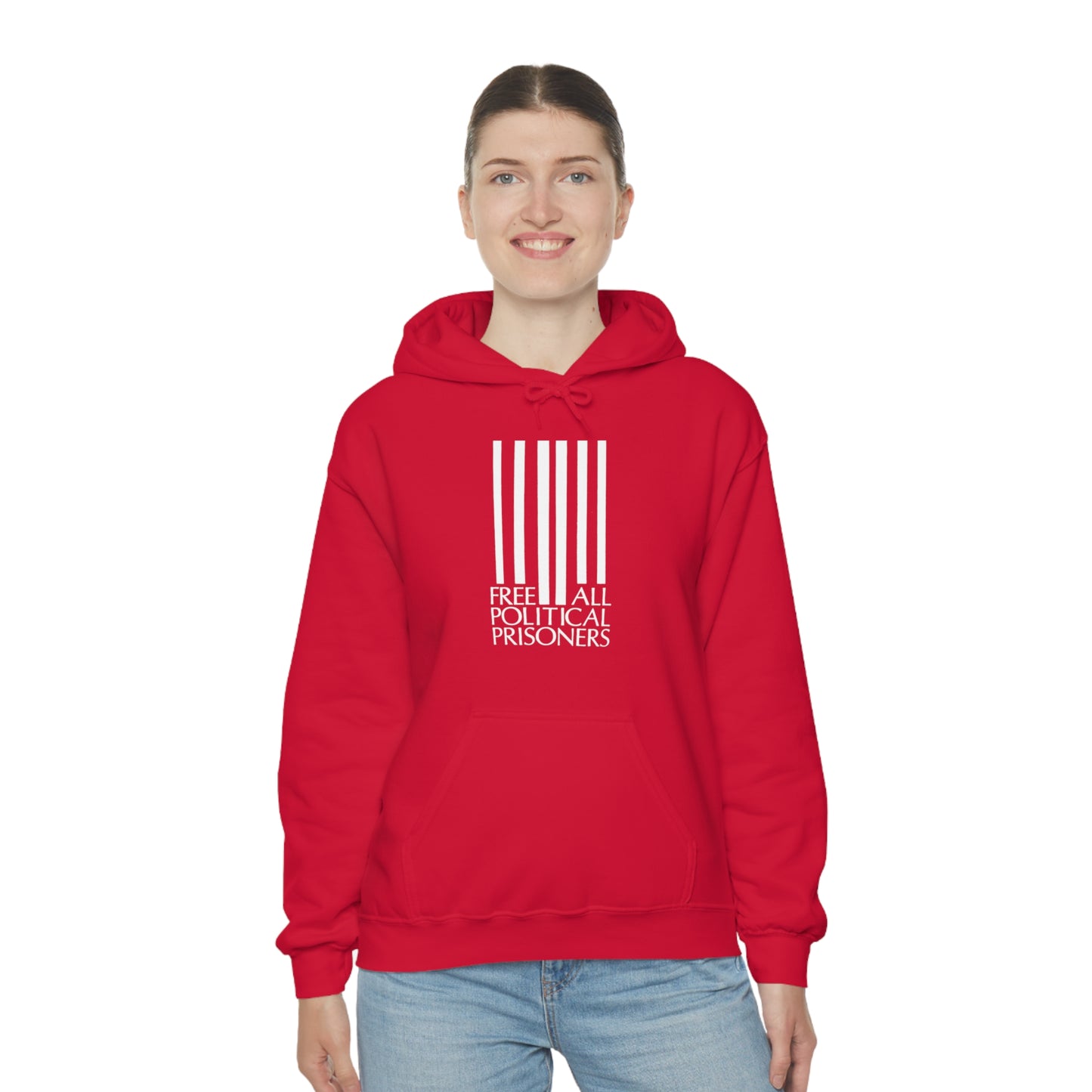 'Free All Political Prisoners' Hooded Sweatshirt