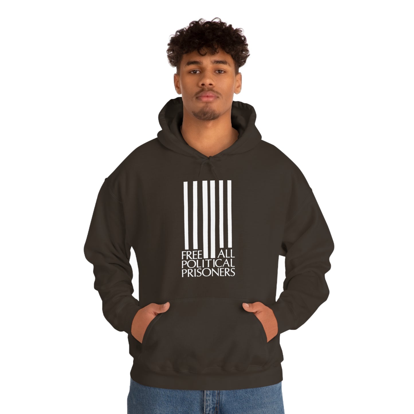 'Free All Political Prisoners' Hooded Sweatshirt