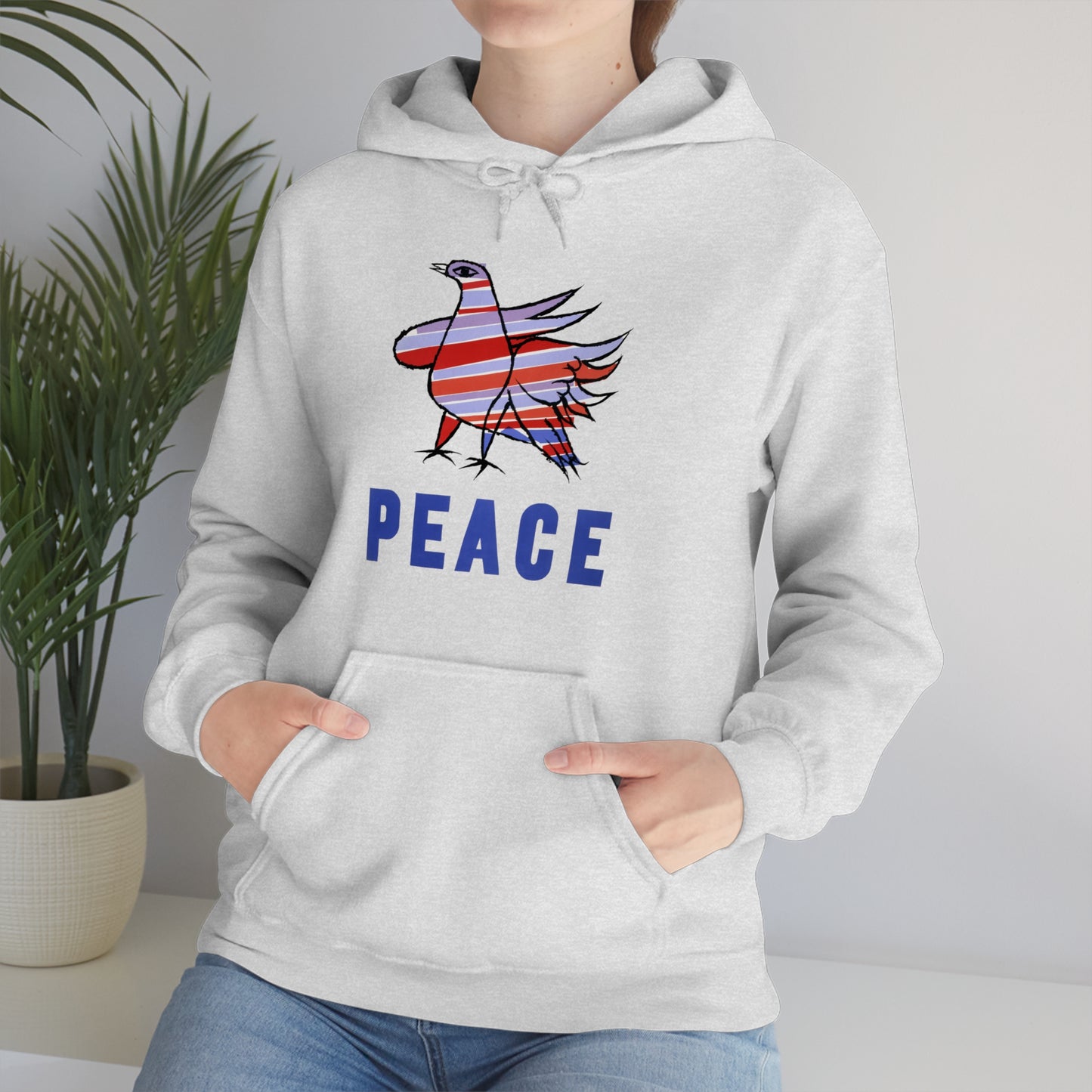 Peace Dove Hooded Sweatshirt