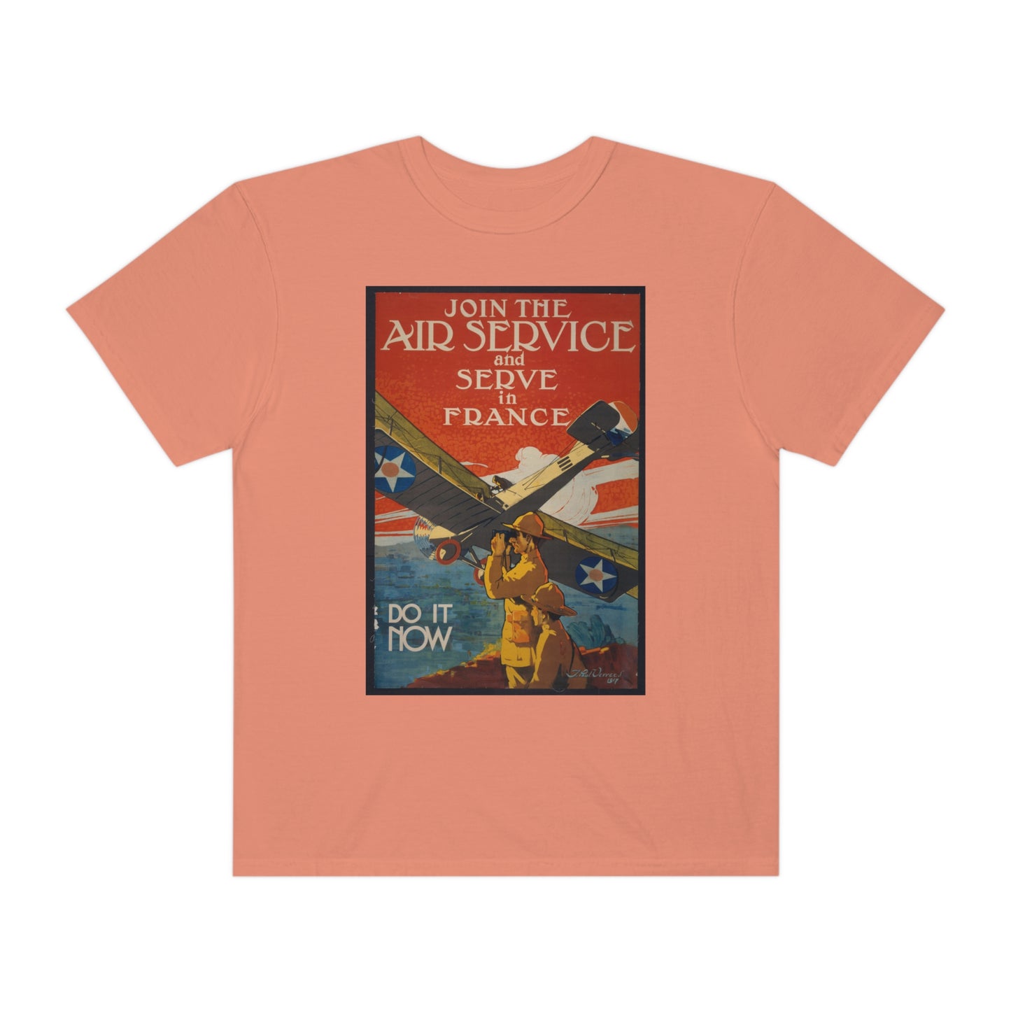 'Serve in France' Propaganda Print Shirt