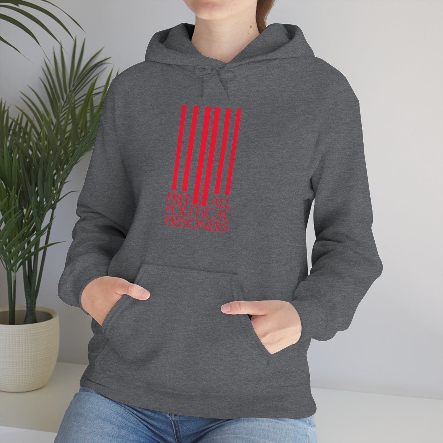 'Free All Political Prisoners' Hooded Sweatshirt