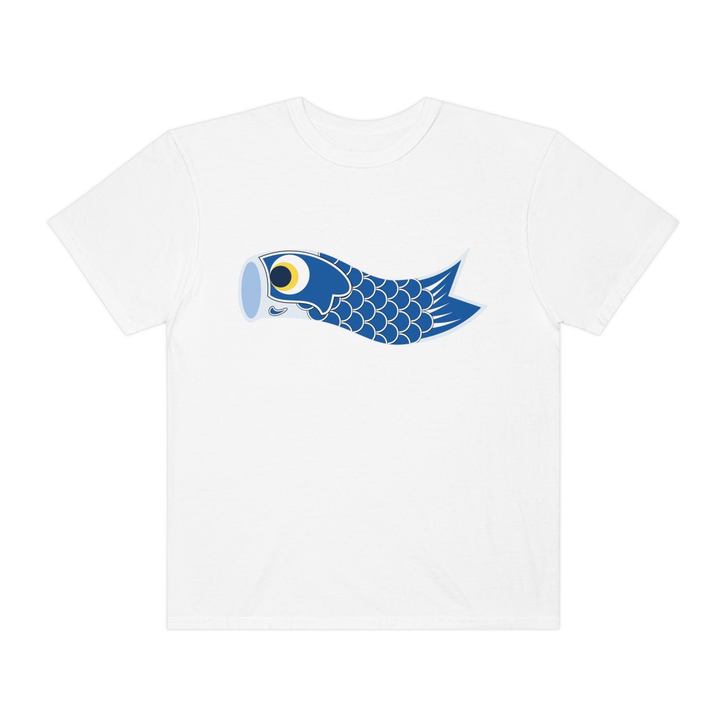 Blue Koinobori (Carp Kite) Print Shirt