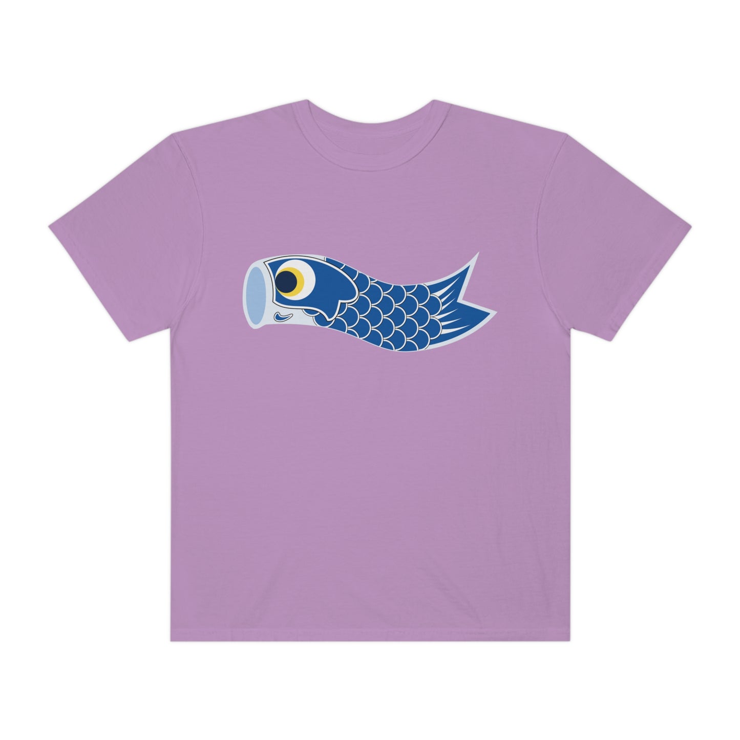 Blue Koinobori (Carp Kite) Print Shirt