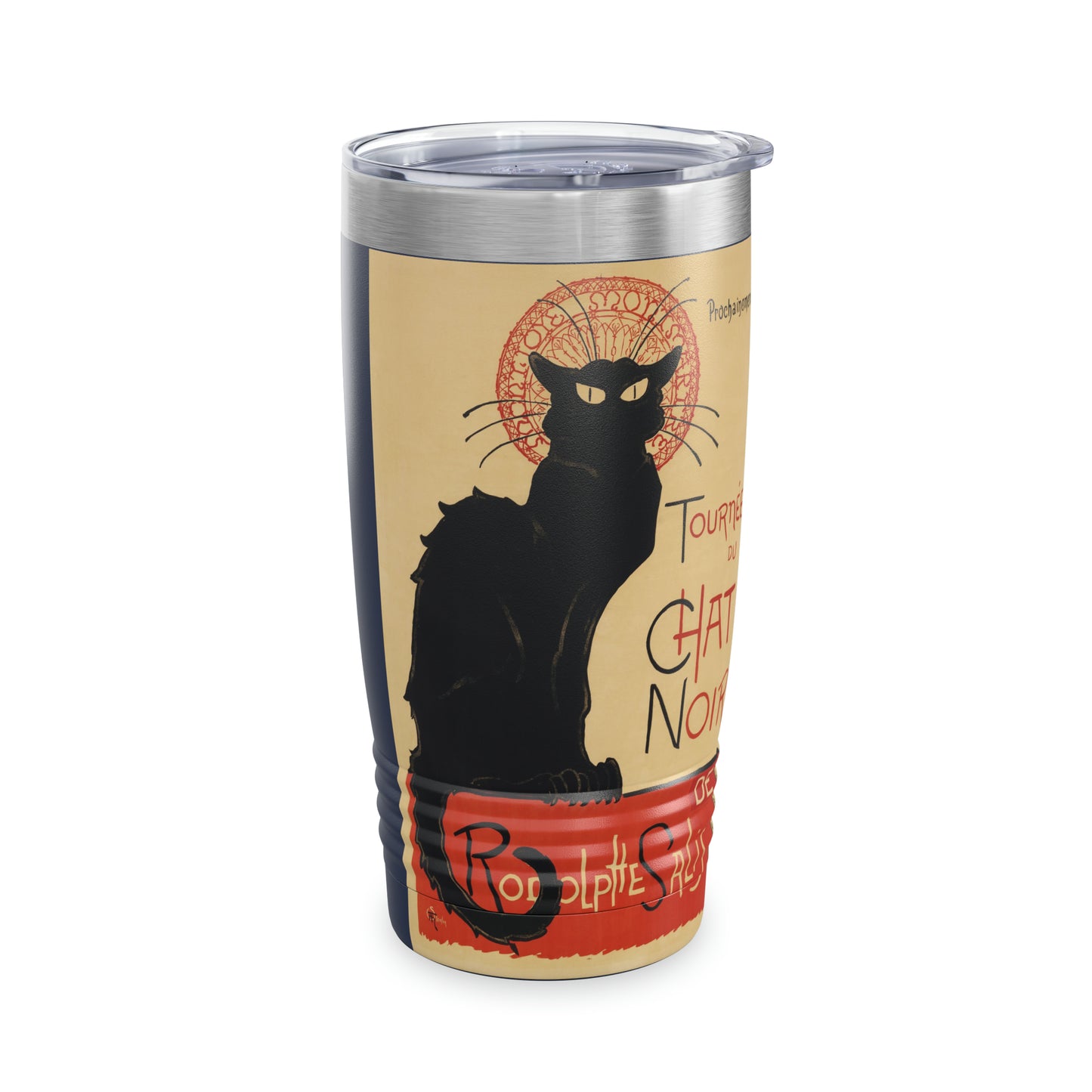 Vintage Chat Noir Ringneck Tumbler, 20oz