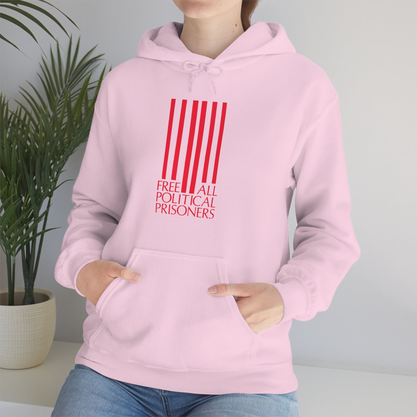 'Free All Political Prisoners' Hooded Sweatshirt