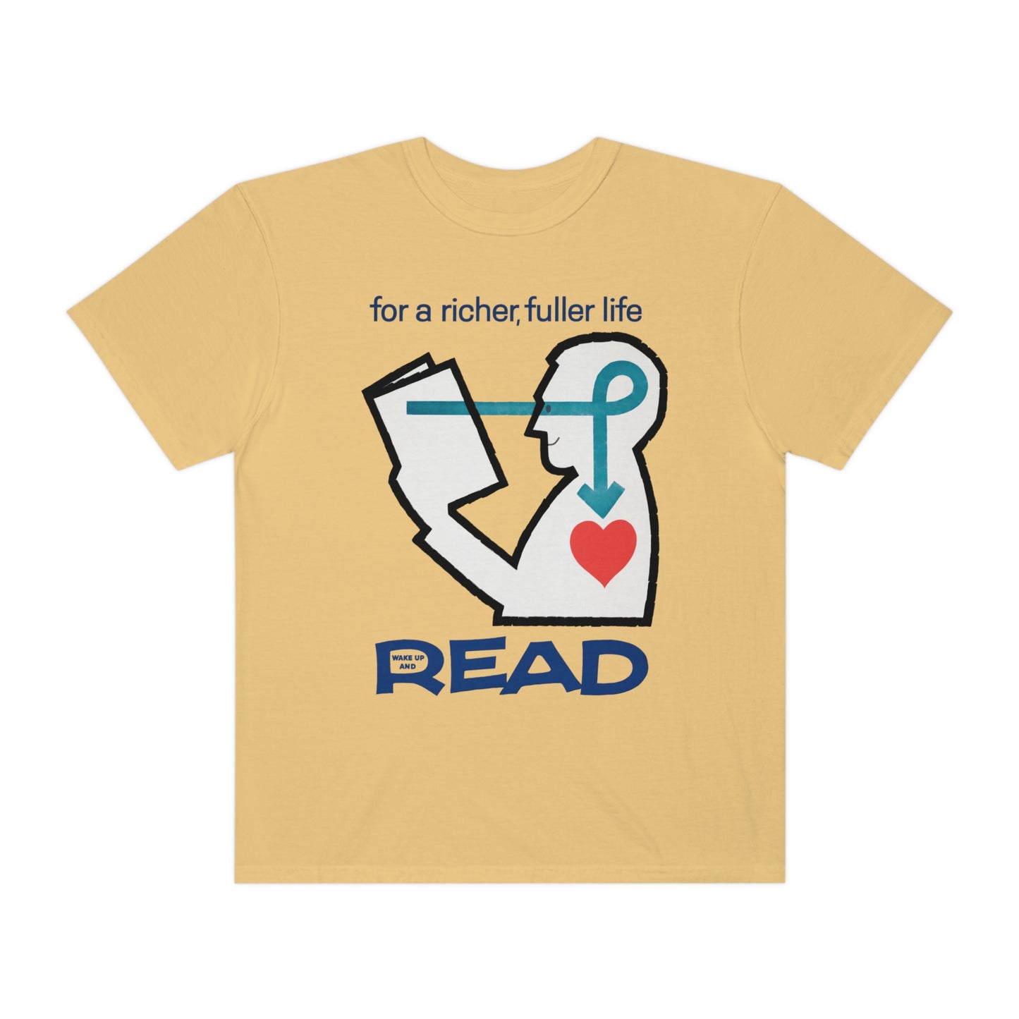 'For a Richer Life, Read' Print Shirt