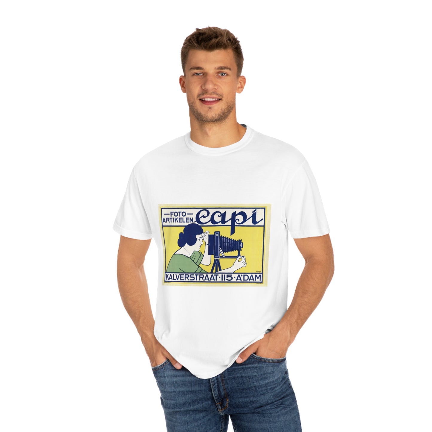 Retro art deco photographer T-shirt