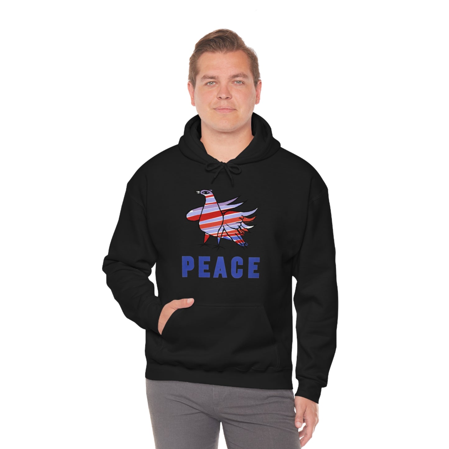 Peace Dove Hooded Sweatshirt