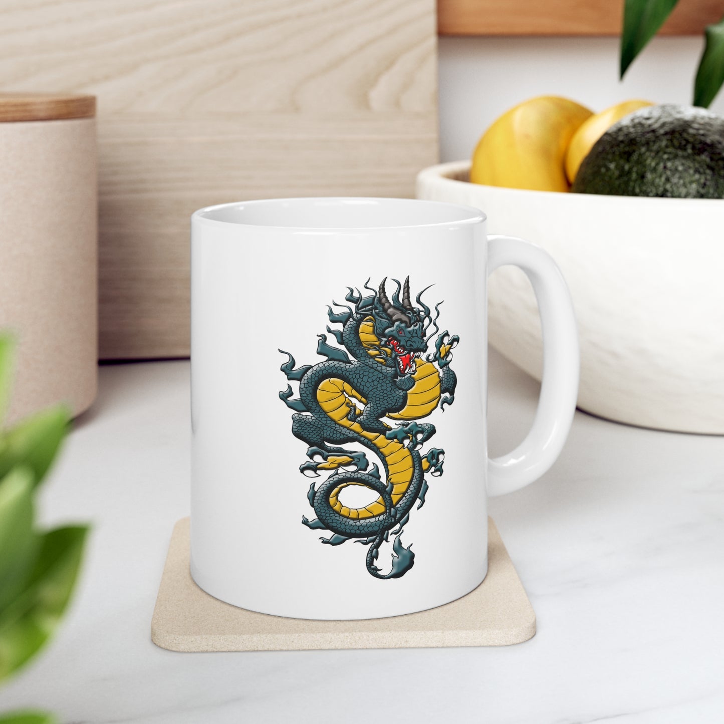 Chinese Dragon Ceramic Mug 11oz