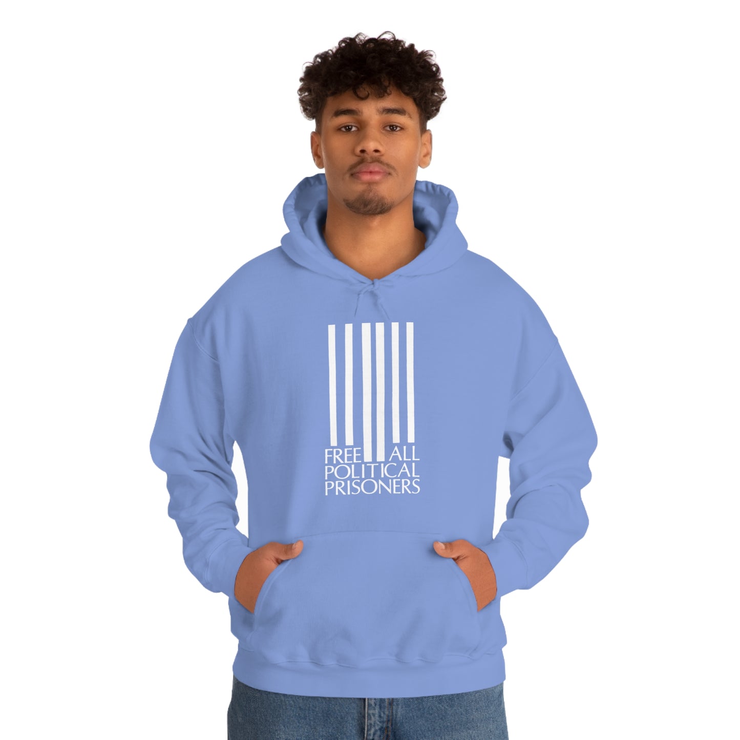 'Free All Political Prisoners' Hooded Sweatshirt