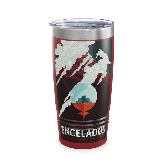 Retrofuturist Space Tourism to Celadus Ringneck Tumbler, 20oz