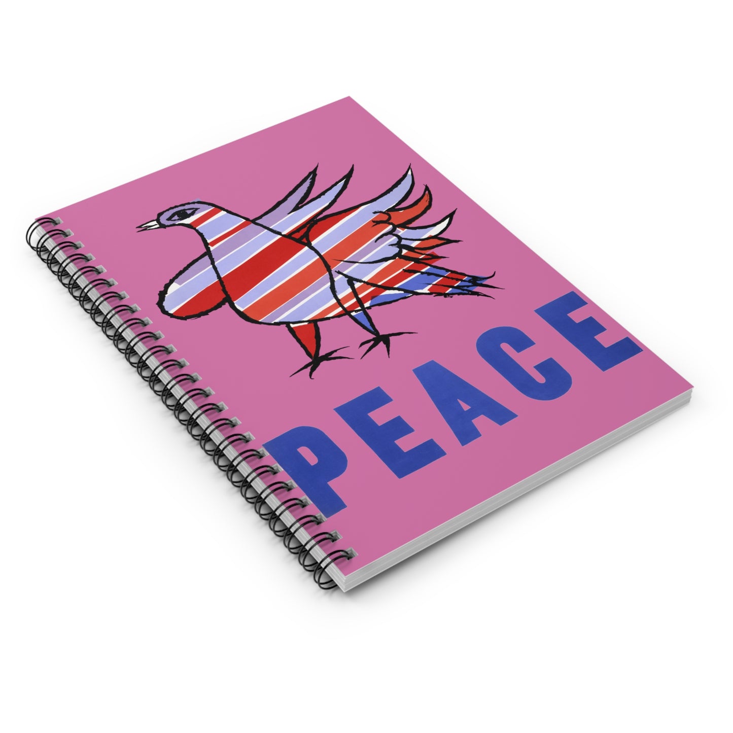 Peace Dove Spiral Notebook - Ruled Line