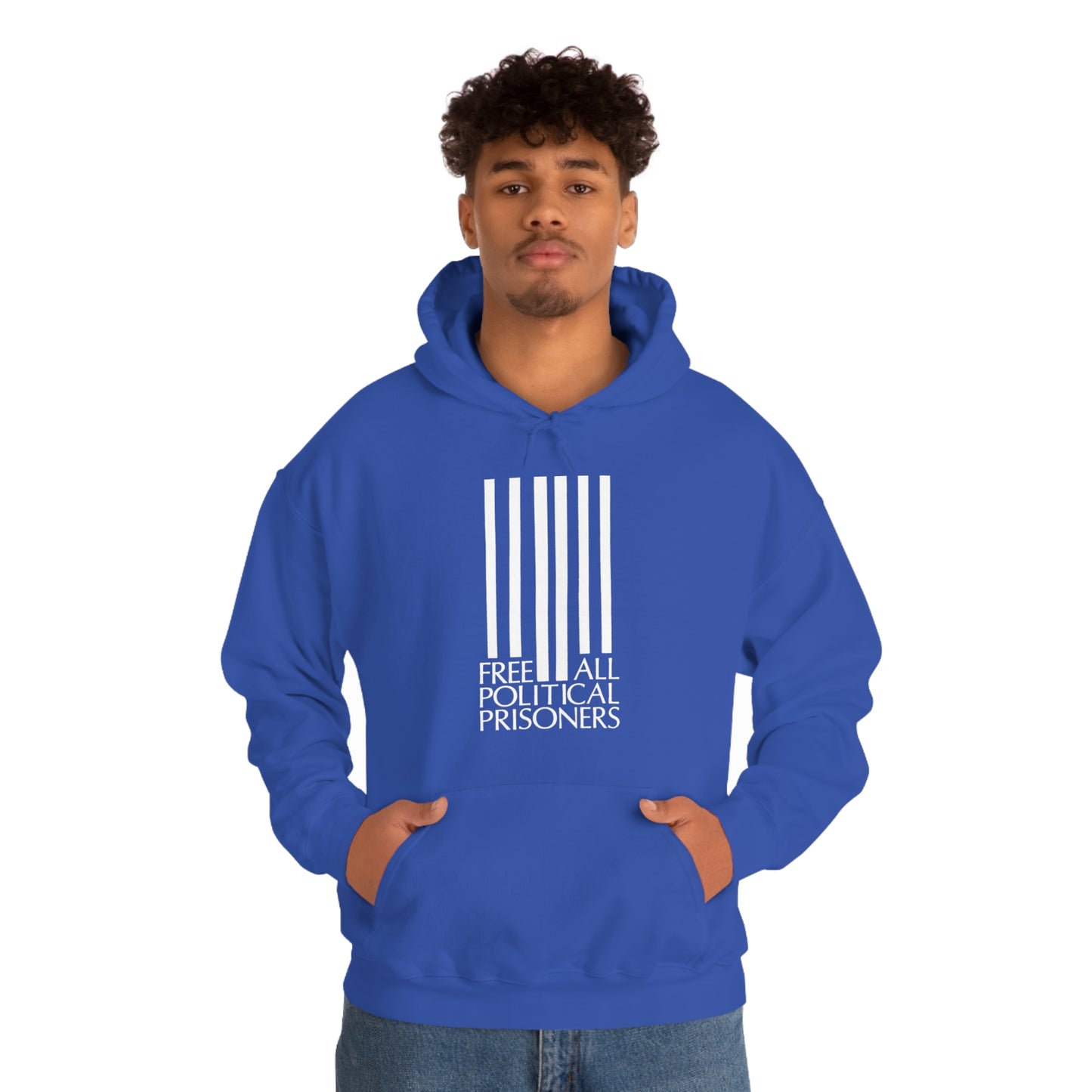 'Free All Political Prisoners' Hooded Sweatshirt