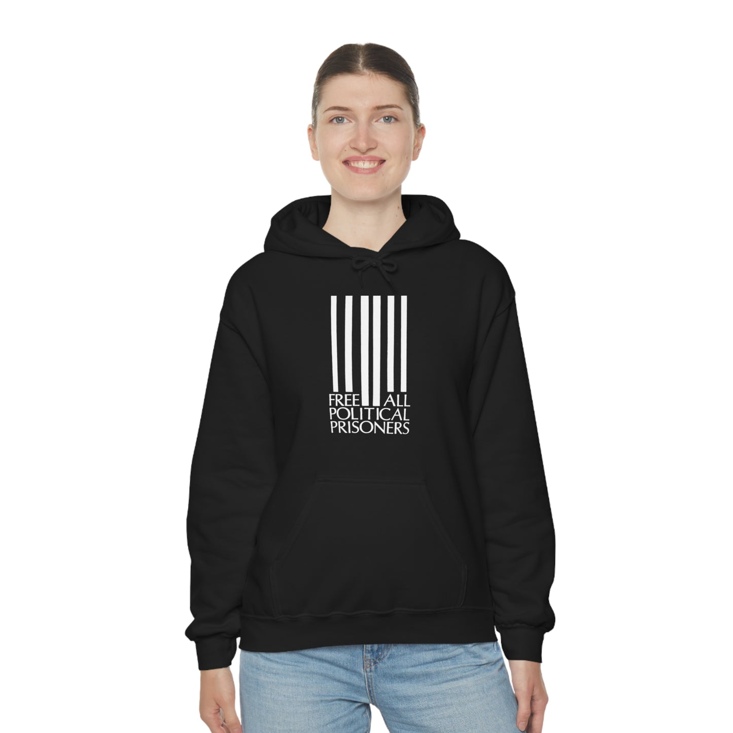 'Free All Political Prisoners' Hooded Sweatshirt