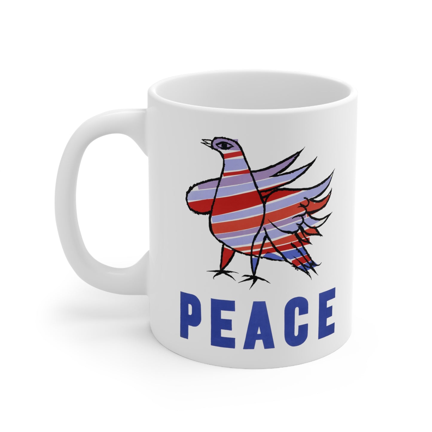 Peace Dove Ceramic Mug 11oz